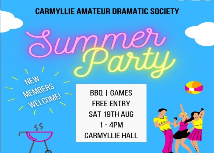 Carmyllie Summer Party