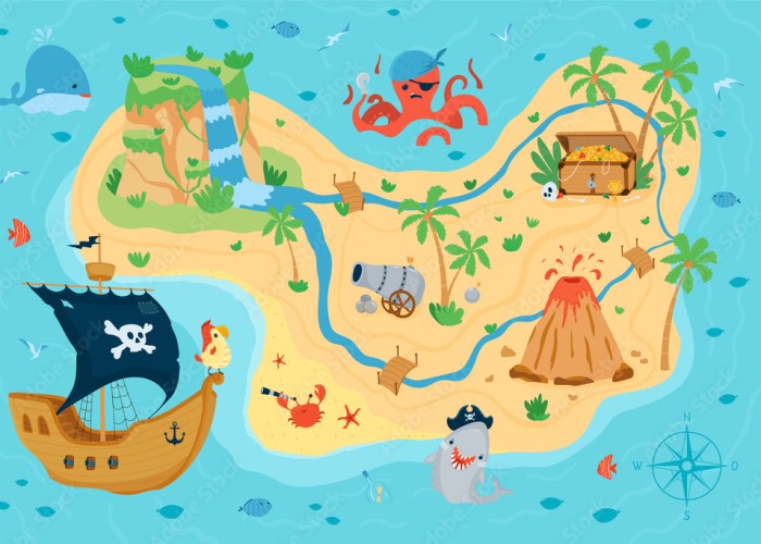 Treasure Island Map