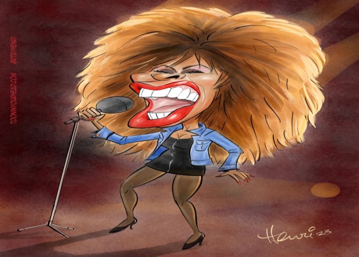 Tina Turner Caricature