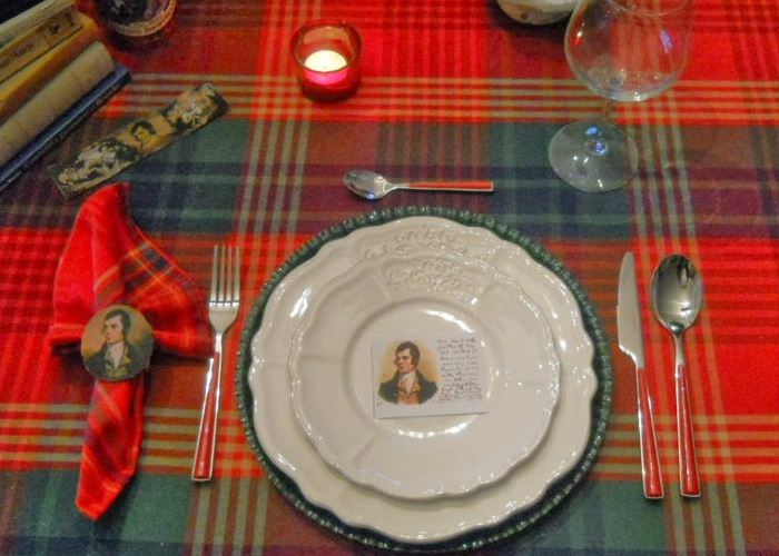 Burns Supper Plate