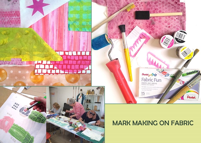 Astrid Weigel Mark Making on Fabric