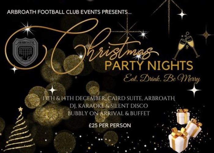 Arbroath FC Xmas Party Nights